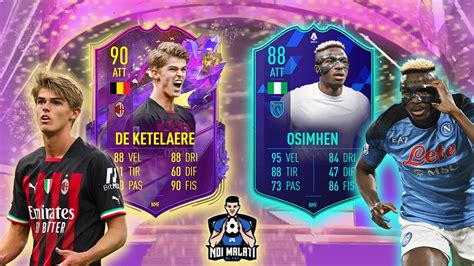 De Ketelaere Fs Sbc Osimhen Potm Fifa Player Review Ita Youtube