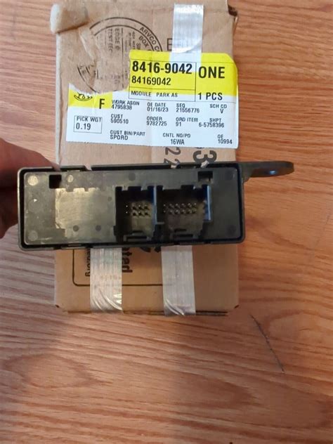 84169042 Gm Chevrolet Parking Assist Module New Oem Ebay