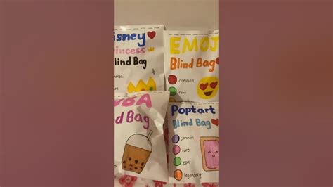 Boba Blind Bag Blindbag Craft Diy Papersquishy Diycrafts