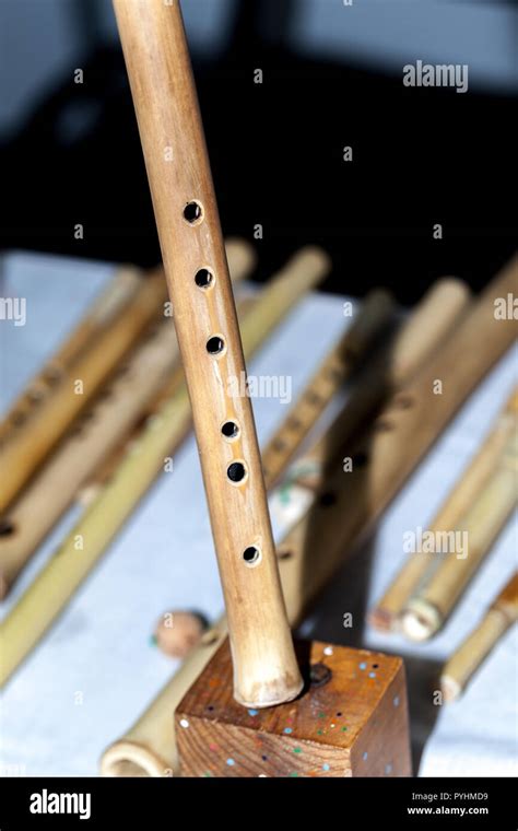 handmade wooden flute Stock Photo - Alamy