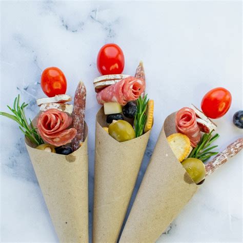 Charcuterie Cones Easy Grazing Cones DIY With Picture