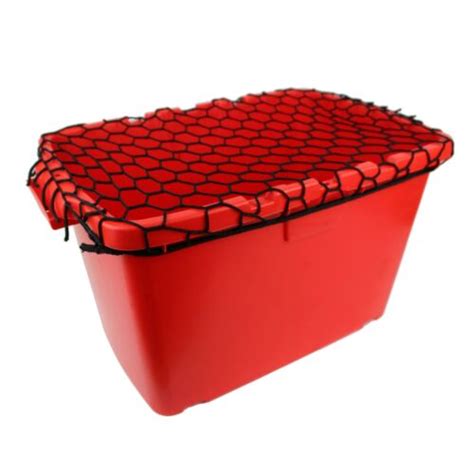 Black Stretch String Net Cover For Kerbside Outdoor Recyclingwaste Box