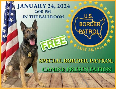 Border Patrol Canine Presentation » The Palms RV Resort