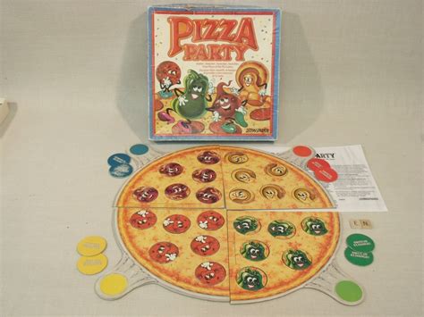 Vintage Pizza Party Matching Board Game 1987 100% Complete