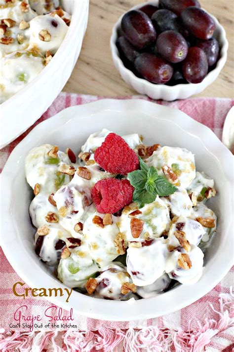 Creamy Grape Salad Cant Stay Out Of The Kitchen