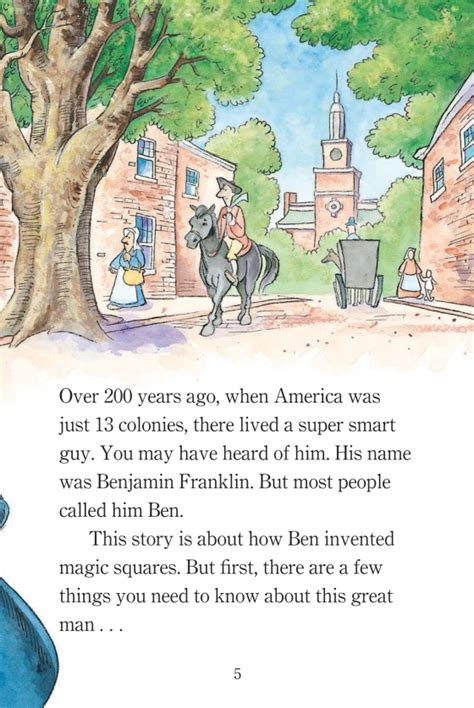 Ben Franklin And The Magic Squares Author Frank Murphy Illustrated