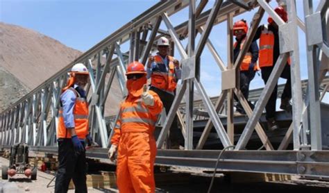 Al Fin Logran Instalar El Puente Mecano Que Permite Recuperar La Ruta 5