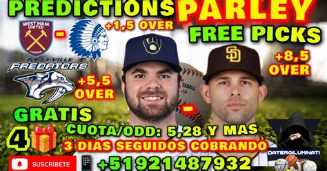 PRONÓSTICOS Y PREDICCIONES PARLEY MLB NHL PICKS TODAY picks parley