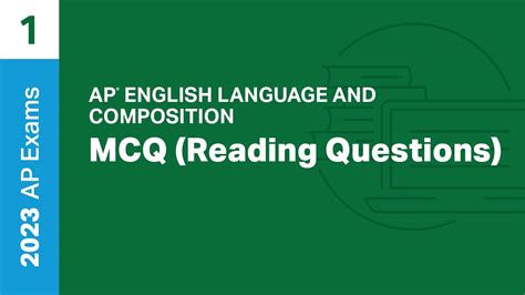 Mcq Reading Questions Practice Sessions Ap English Language