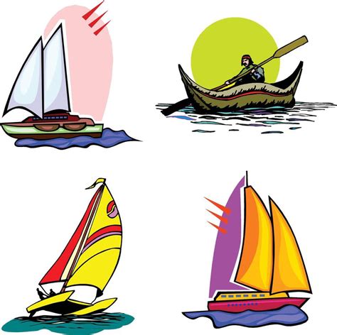 Boat Clip Art 47002226 Vector Art At Vecteezy