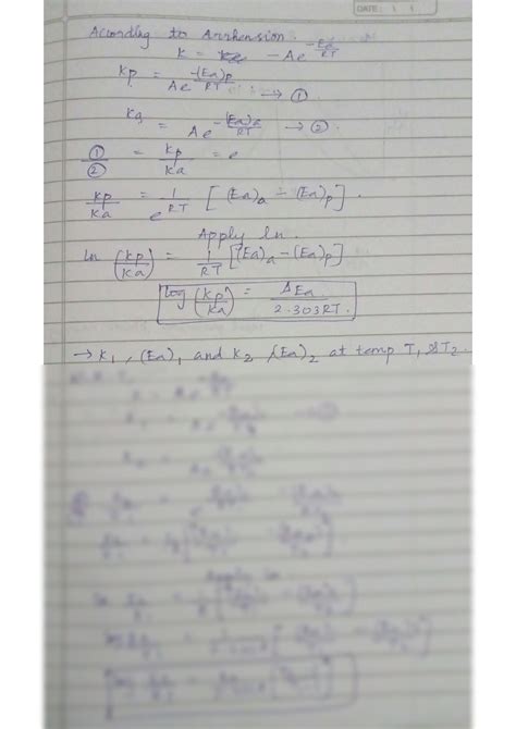 Solution Chemical Kinetics Exothermic Reaction Class 12 Cbse Studypool