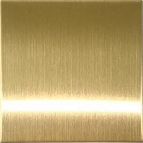 Coated Stainless Steel Gold Matt Sheet Steel Grade Ss Thickness