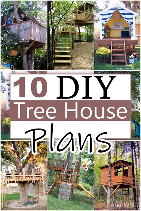 Diy Tree House Plans Diy Crafts