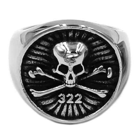 Bague De Pirate Homme Canonnier Jolly Roger