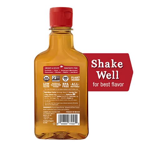 Organic Hot Agave In The Raw In The Raw Sweeteners