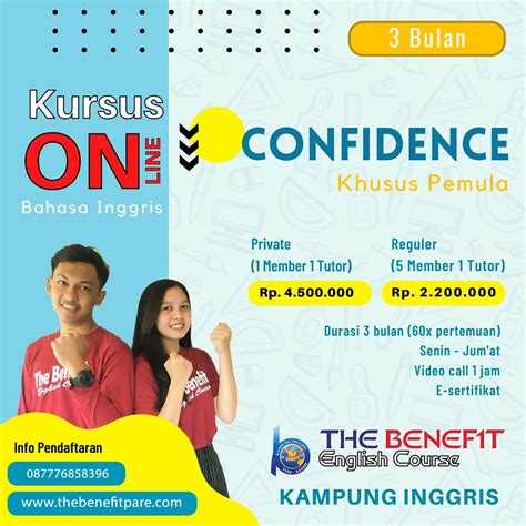 Paket & Biaya Kursus Online Kampung Inggris 2025
