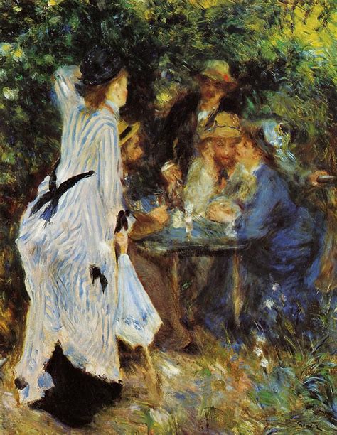 Under The Arbor At The Moulin De La Galette Pierre Auguste