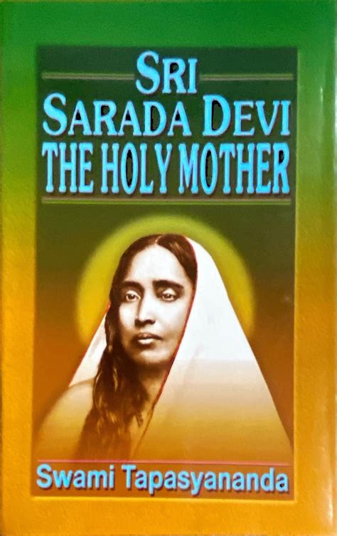 Sri Sarada Devi The Holy Mother Vivekanandabookworld