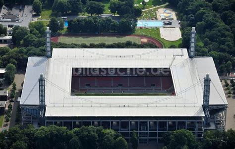 Luftbild Köln Blick Auf Das Rhein Energie Stadion Die