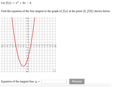 How To Find The Equation Of A Line Tangent Graph At Point Tessshebaylo