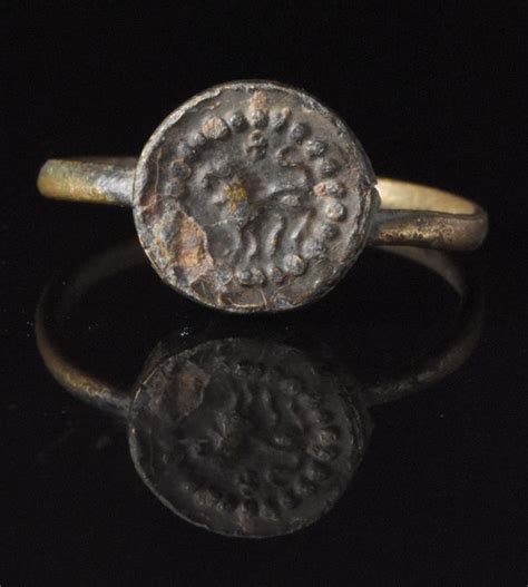 Epoque Templière des Chevaliers Médiévaux Bronze Bague avec Catawiki