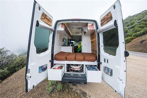 Rear Door Access In A Campervan Conversion