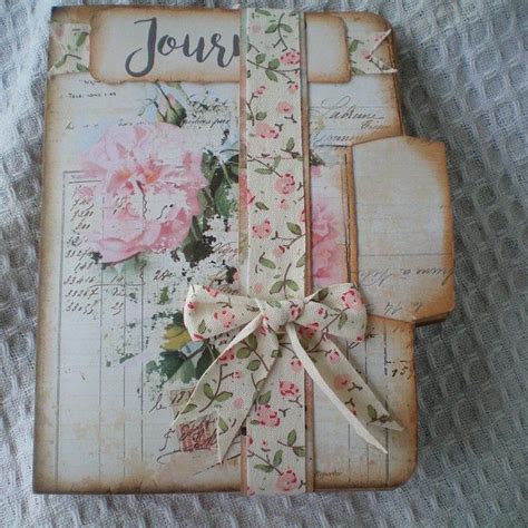 Junk Journal Kit Shabby Rose Folio Ephemera My Porch Prints Book