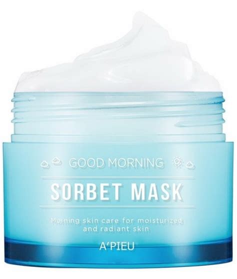 УТРЕННЯЯ МАСКА-СОРБЕТ ДЛЯ ЛИЦА A'PIEU GOOD MORNING SORBET MASK 105 МЛ ...