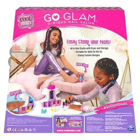 Cool Maker Go Glam U Nique Nail Salon With Portable Stamper 5 Design Pods And Dryer Toys R