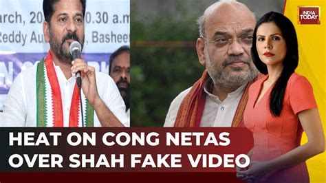 Amit Shah Fake Video Row Delhi Cops To Summon Revanth Reddy India