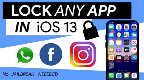 How To Lock Apps On Iphone Ios Biggest Feature Youtube