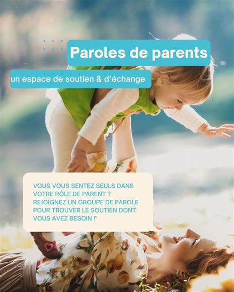 Paroles De Parents Un Groupe De Parole Pour Tous Les Parents