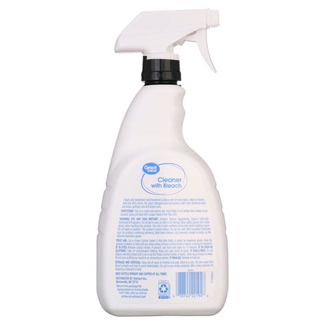 Great Value Cleaner With Bleach 32 Fl Oz