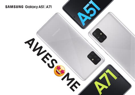 Galaxy A51 A71 Now In Haze Crush Silver