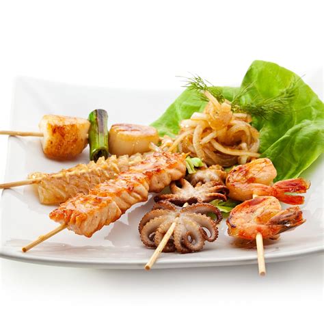 Brochette Fruits De Mer Satay Bonheur D Asie