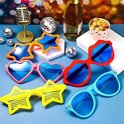 12 Pcs Jumbo Plastic Sunglasses Fun Shutter Shades Giant