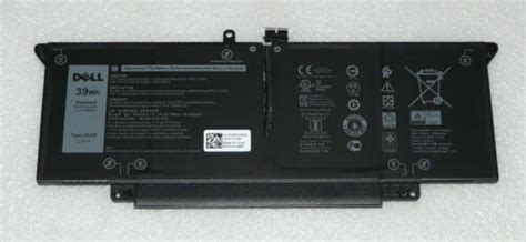 Nouveau Véritable DELL LATITUDE 7310 7410 Batterie 4 CELL 39WH 11 4V