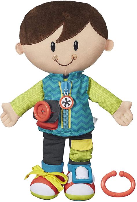 Playskool Dressy Kids Boy Activity Plush Stuffed Doll Toy For Kids And