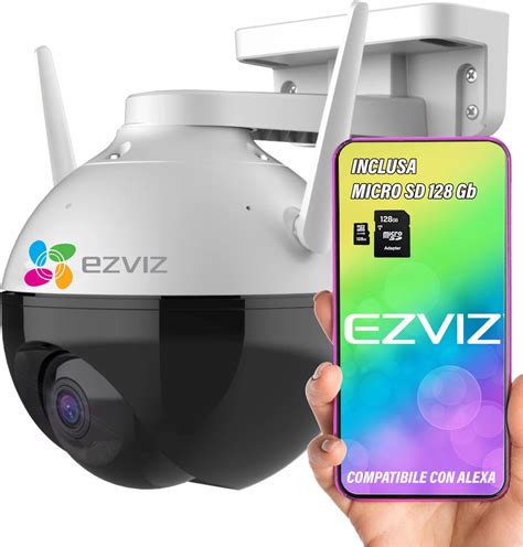 Ezviz Cb K Telecamera Wifi Da Esterno Mp Motorizzata Telecamera