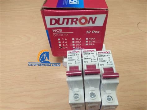 MCB Domae DUTRON 1 Phase CIRCUIT BREAKER C10A 10A 10 Ampere SNI