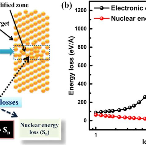 A Schematic Illustration Of Swift Heavy Ion Beam Interaction With