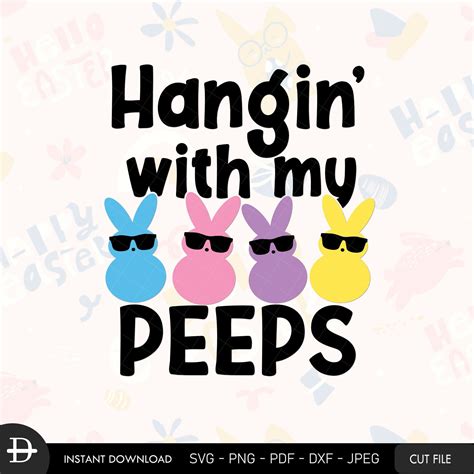 Easter Peeps Easter Humor Easter Svg Easter Gift Easter Crafts