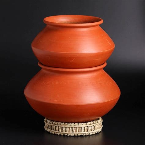 Buy SWADESHI BLESSINGS Exclusive Range Unglazed Mud Earthen Handi Mitti