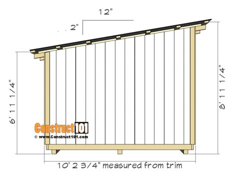 Lean To Shed Material List Free Shed Plan