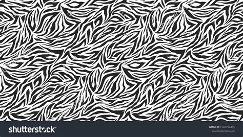 Seamless Vector Black White Zebra Pattern Stock Vector (Royalty Free) 1542794405 | Shutterstock