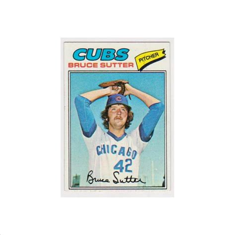 Topps Bruce Sutter Rookie Card Hof Er Property Room