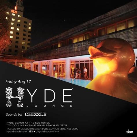 HYDE LOUNGE | Chizzle Tickets at Hyde Beach in Miami Beach by Hyde Beach | Tixr