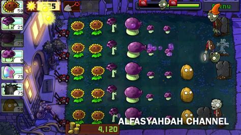 Plants Vs Zombies Night Level Adventure Easy No Hack