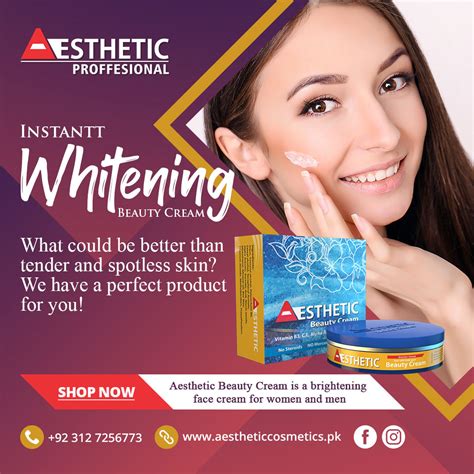 Whitening Beauty Cream Post On Behance