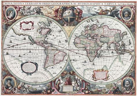 Mapa do mundo antigo Foto stock gratuita - Public Domain Pictures